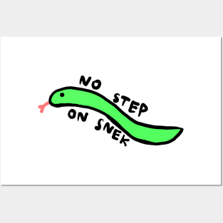 no step on snek Posters and Art